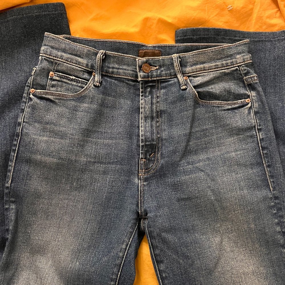 Mother High Waisted Cruiser  Flare Jeans